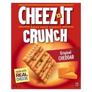 Cheez-It Baked Snack Crackers Crunch Original Cheddar 191g