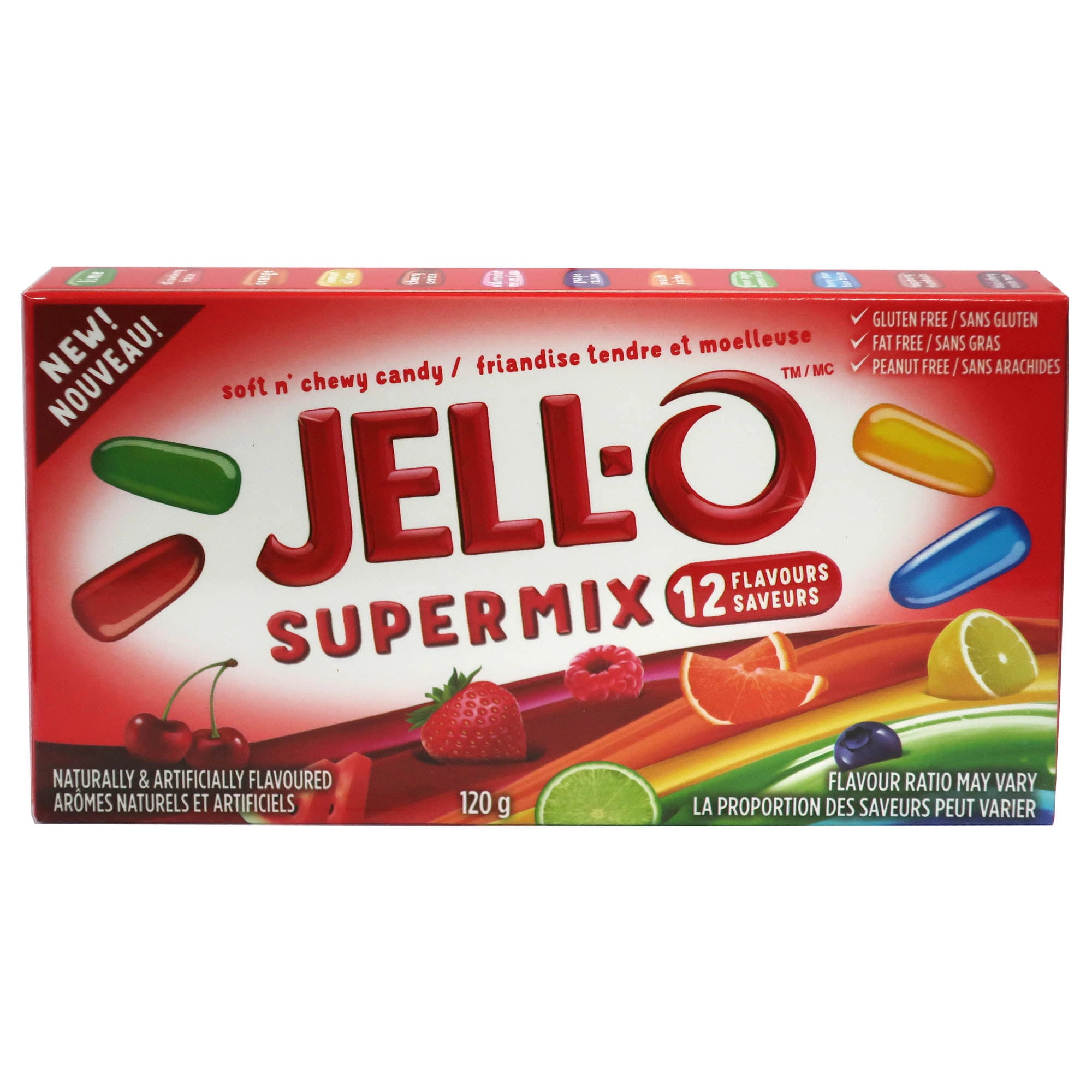 Jell-O Sour Supermix Soft N’ Chewy Candies
