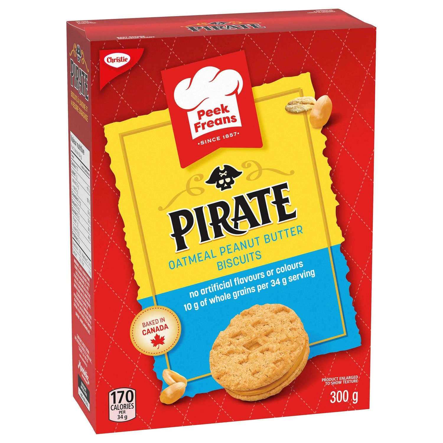 Peek Freans Pirate Oatmeal Peanut Butter Cookies, 300g - Image 9