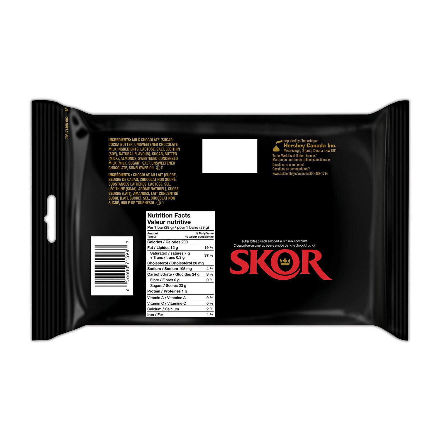 Hershey's SKOR Candy Bars 156g - Image 4