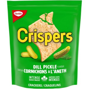 Christie Crispers Dill Pickle Cracker Snacks, 145g