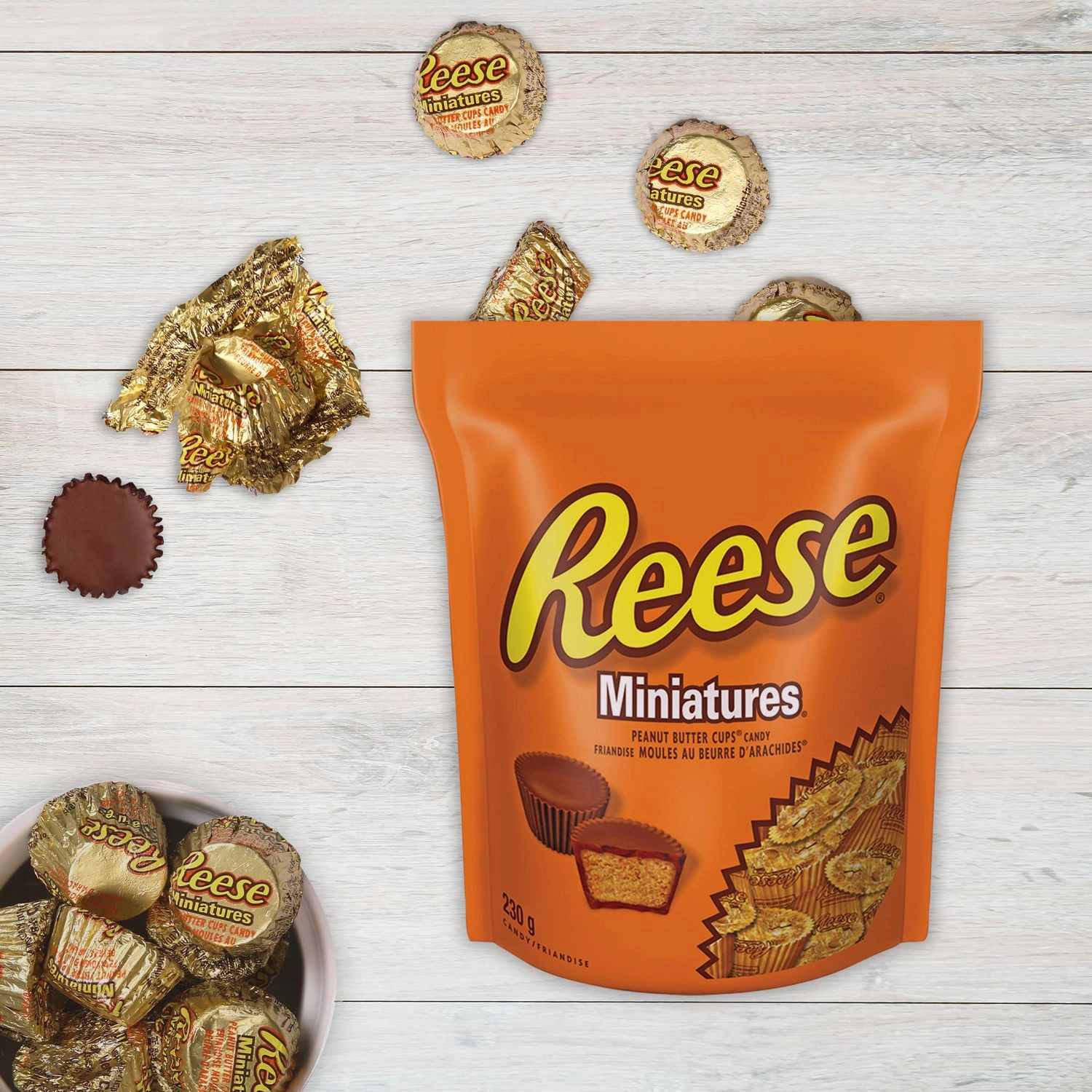 Reese's Miniatures Peanut Butter Cups Candy 230g - Image 4