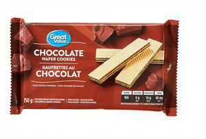 Great Value Chocolate Wafer Cookies