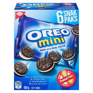 Christie Oreo Mini 6 Snak Paks Cookies 180 G
