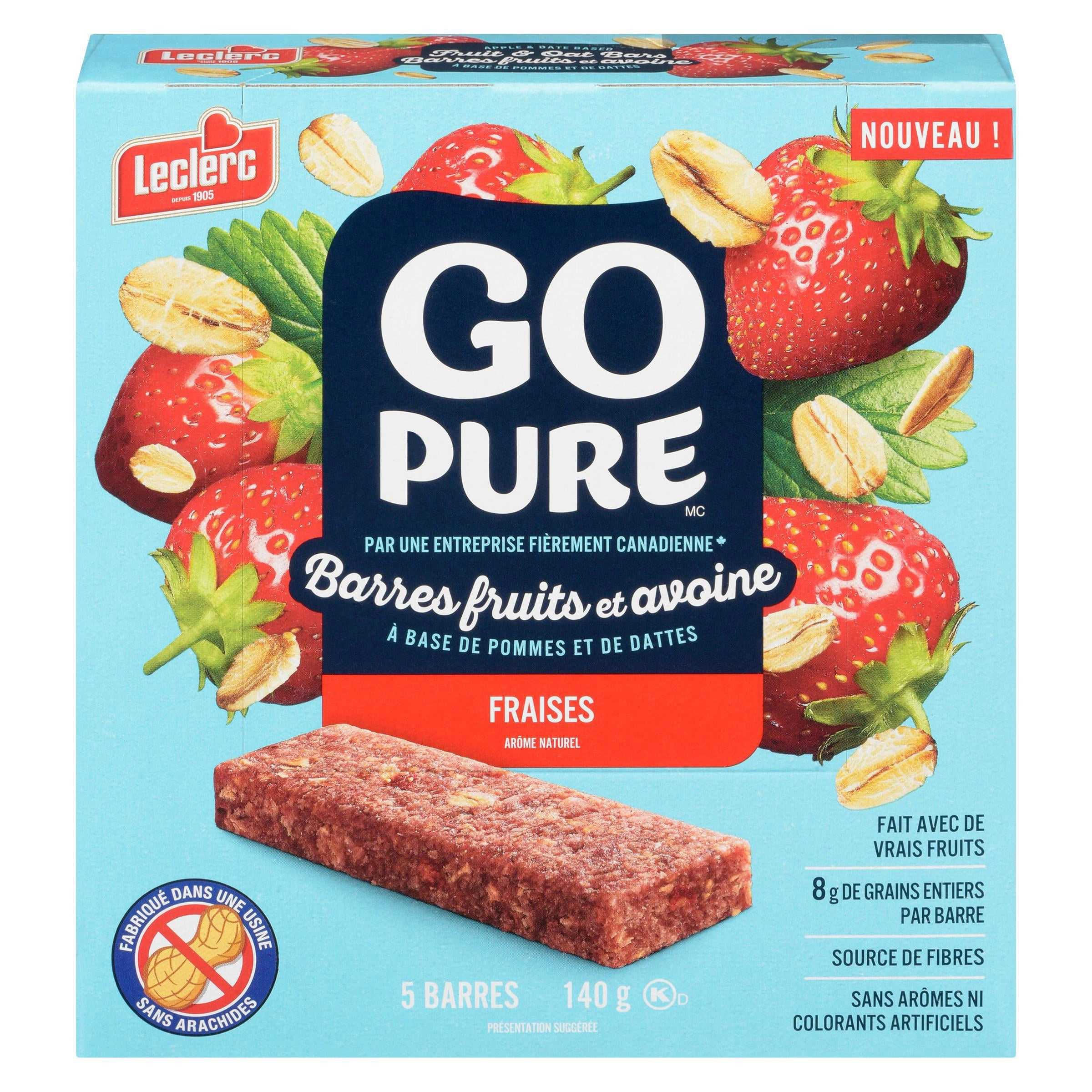 Go Pure Strawberry Fruit & Oat Bars 140g - Image 5