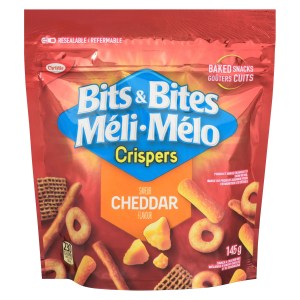 Christie Crispers Bits & Bites Cheddar Flavour Snack & Cracker Mix