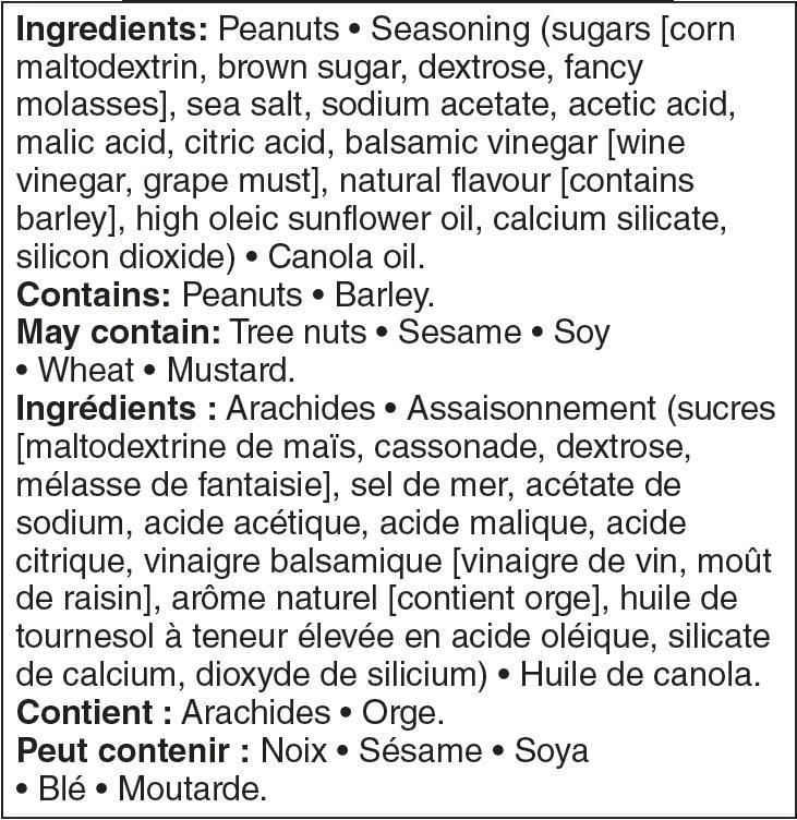 Great Value Sea Salt & Balsamic Vinegar Kettle Cooked Peanuts - Image 3