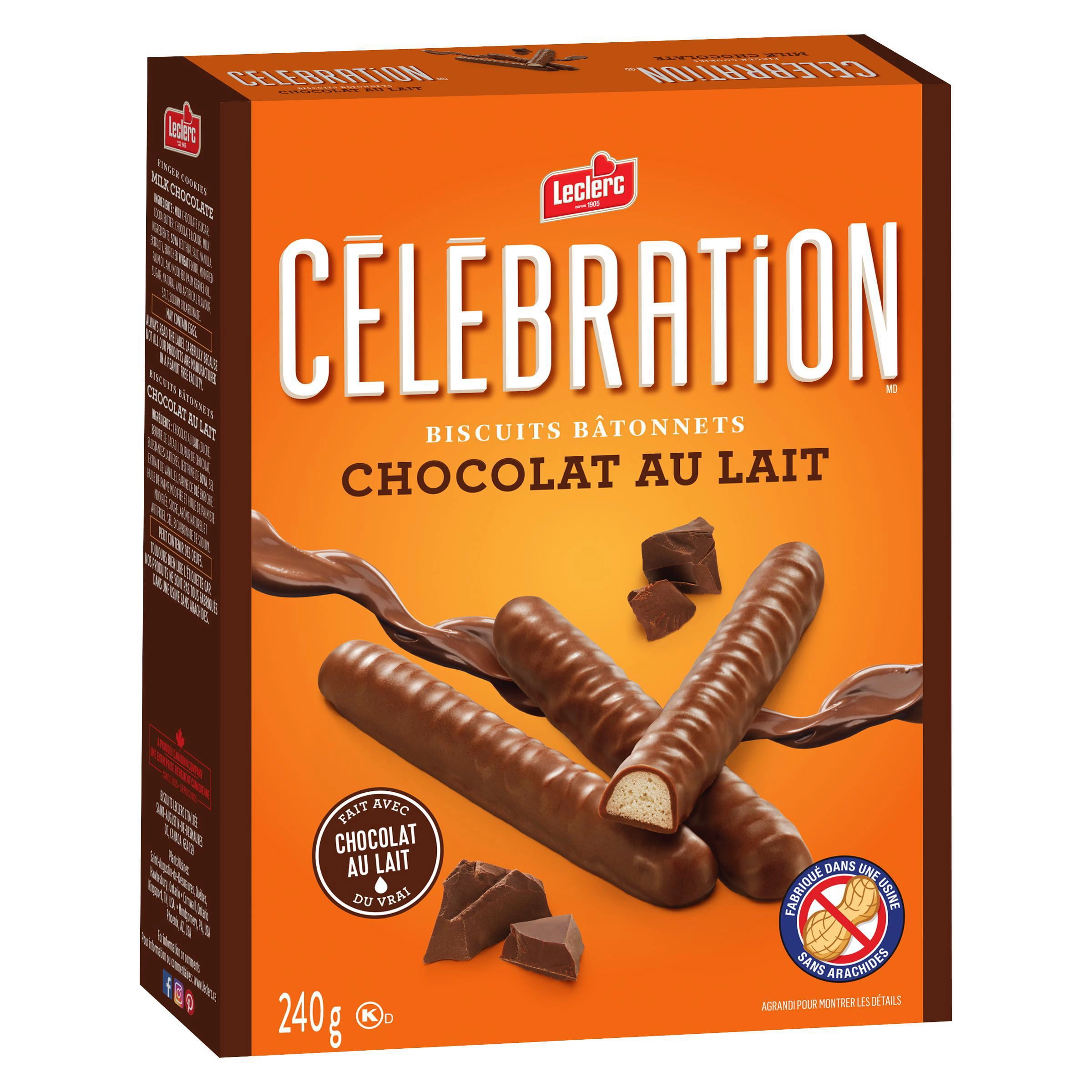 Celebration Milk Chocolate Fingers 240g - Image 6