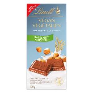 Lindt Vegan Hazelnut Chocolate Bar, 100g