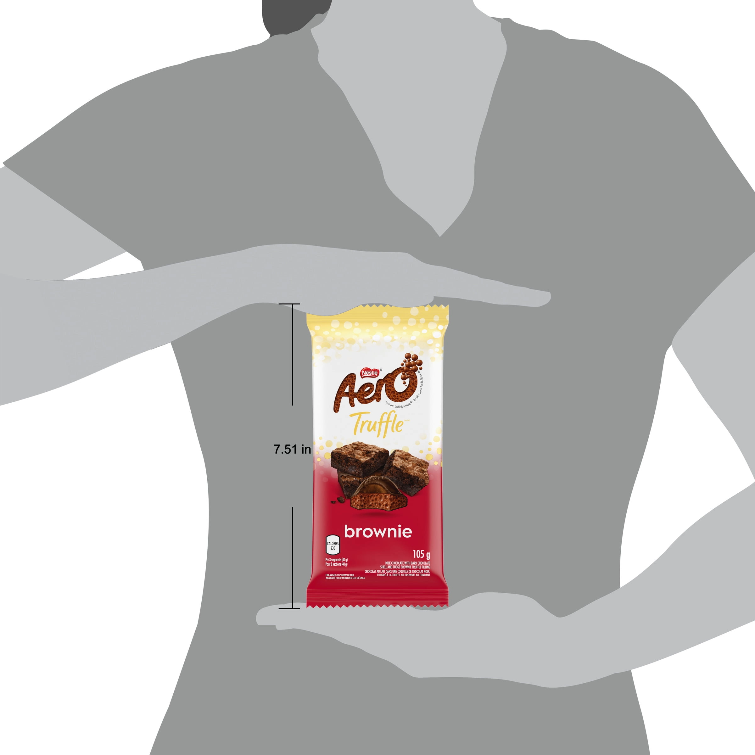 Aero Truffle Brownie Milk Chocolate Bar - Image 5