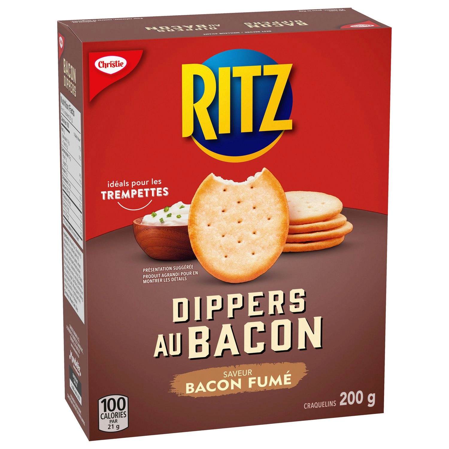 RITZ Bacon Dippers Crackers 200g - Image 2