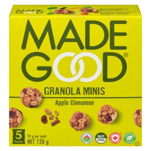 MadeGood Apple Cinnamon Granola Minis 5pk 120g
