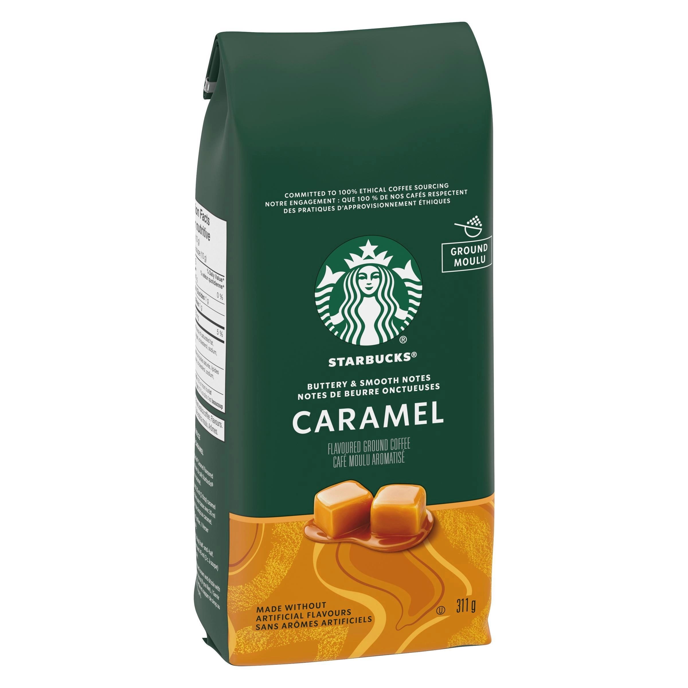 STARBUCKS® Caramel Flavoured Ground Coffee 311g Bag - Image 3