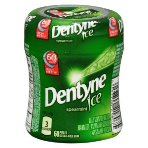 Dentyne Ice Spearmint Sugar-Free Gum, 60-Piece Bottle