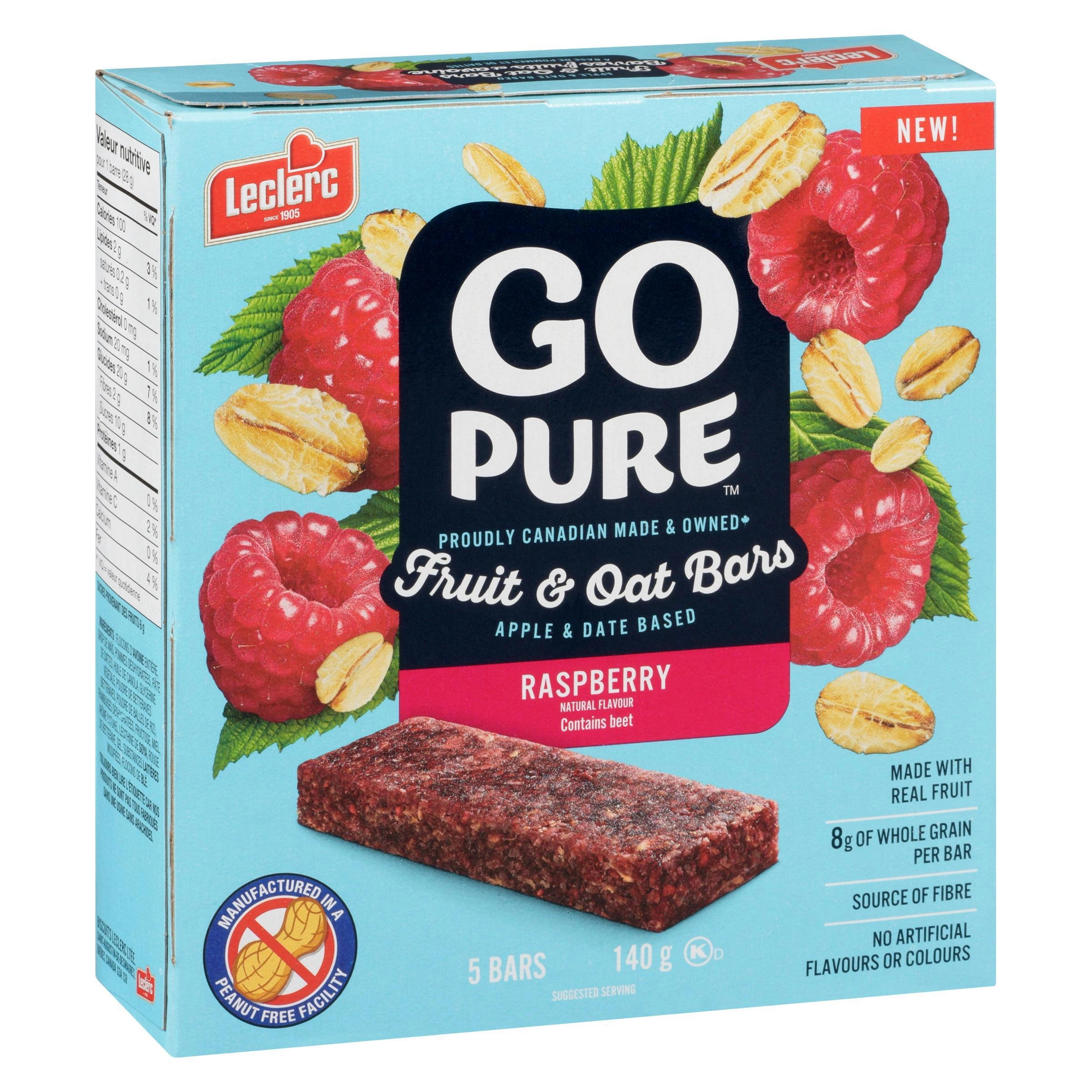 Go Pure Raspberry Fruit & Oat Bars 140g - Image 17