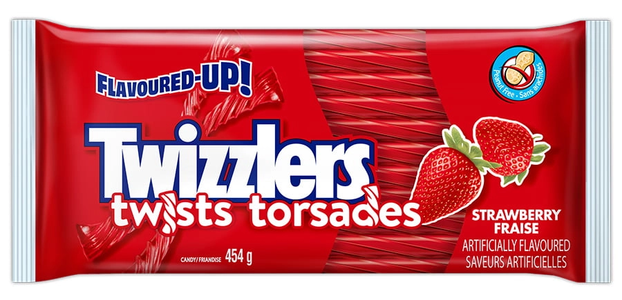TWIZZLERS Strawberry Twists Candy 454g