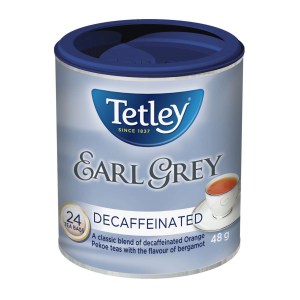 Tetley Decaffeinated Earl Grey Tea 48g
