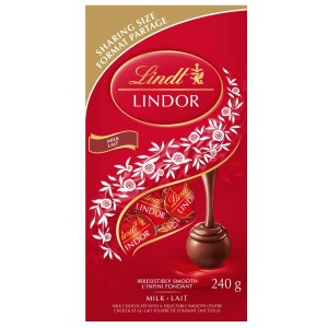LINDOR Milk Chocolate Truffles, 240-Gram Bag
