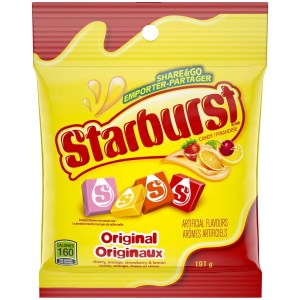Starburst Original Chewy Candy, Sharing Bag, 191g