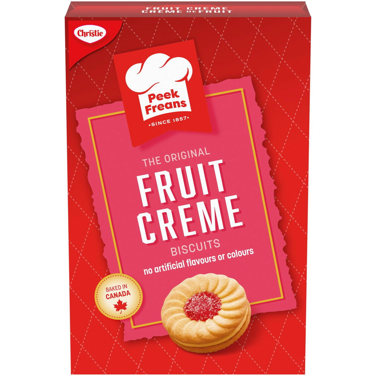 Christie Peek Freans Fruit Crème Cookies