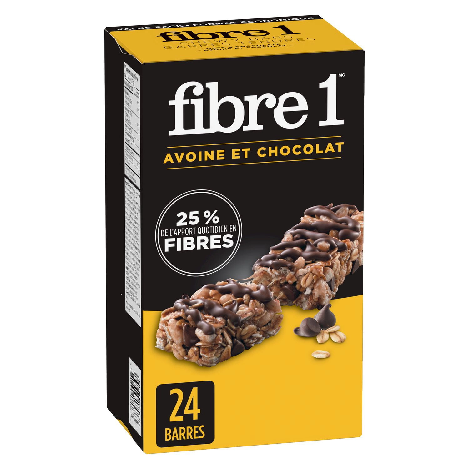 Fibre 1 Chewy Bars Oats & Chocolate 840g - Image 2