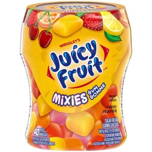 Juicy Fruit Original Flavoured Chewing Gum, 40 Pieces, 1 Bottle 80g