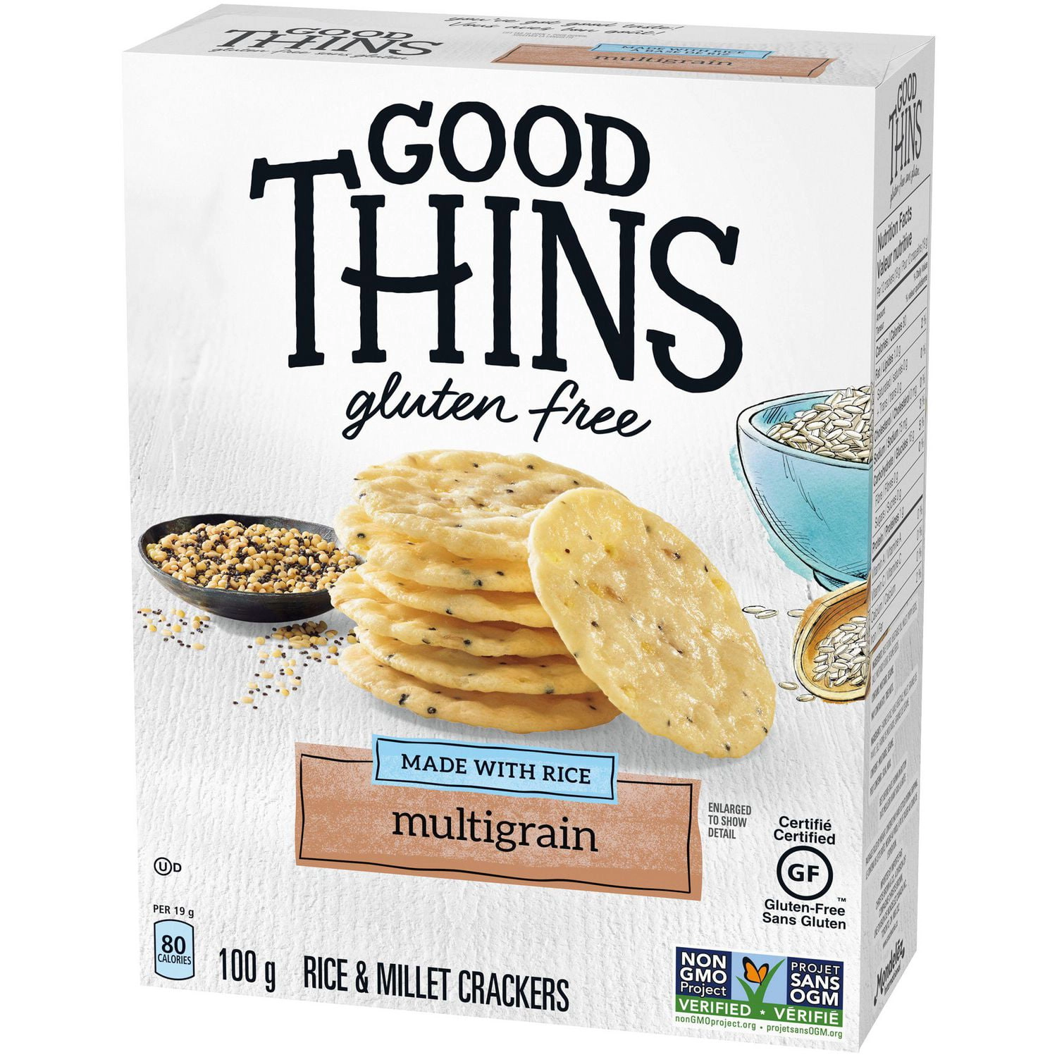 Good Thins Rice Multigrain Crackers 100g - Image 2