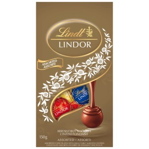 LINDOR Assorted Chocolate Truffles, 150-Gram Bag