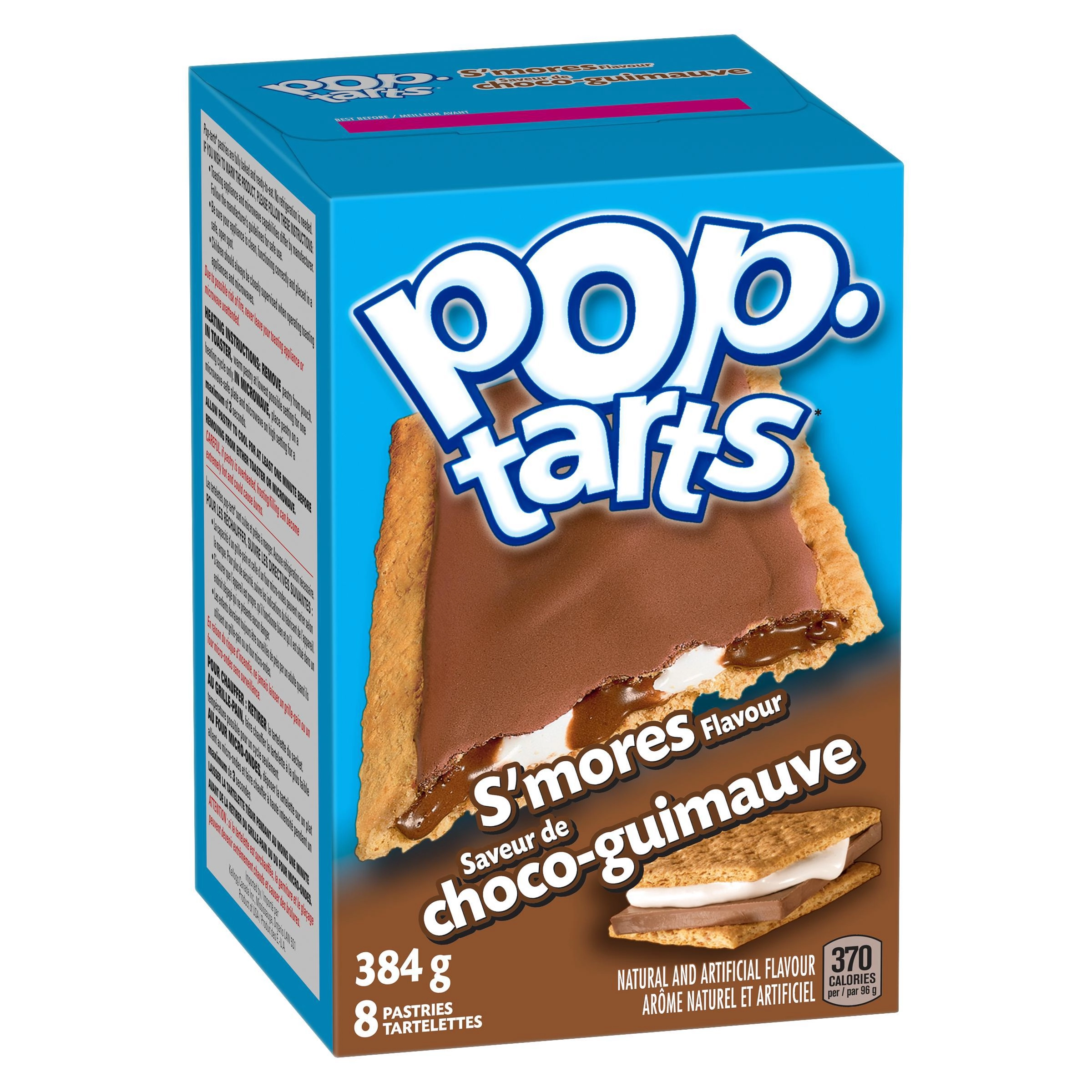 Pop-Tarts Kellogg's Pop-Tarts Toaster Pastries, S'mores 384g - 8 Pastries - Image 3