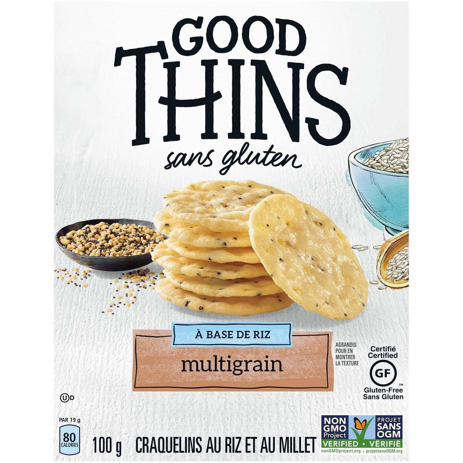 Good Thins Rice Multigrain Crackers 100g - Image 9