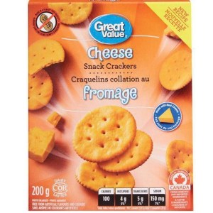 Great Value Cheese Snack Crackers