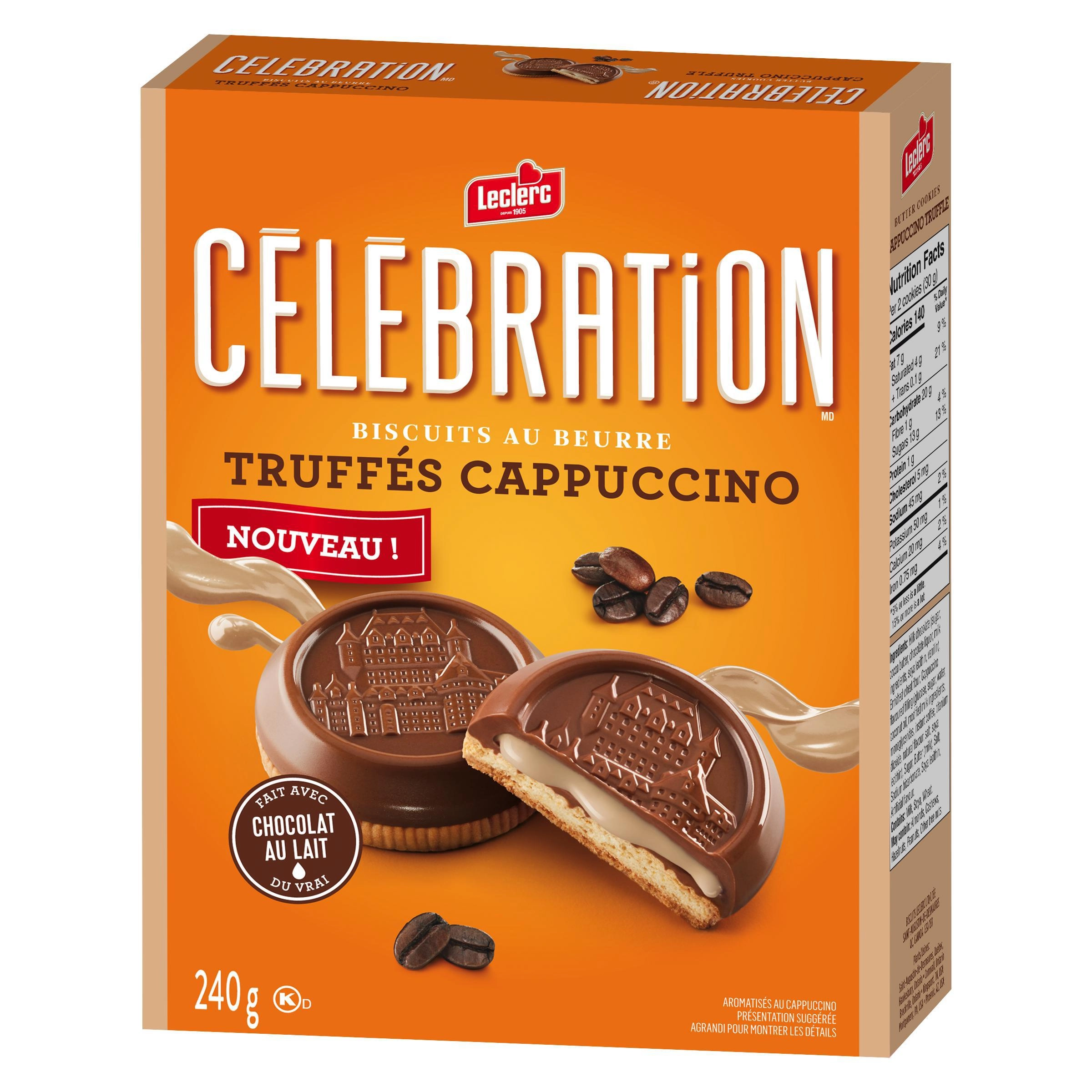 Leclerc Celebration Cappuccino Truffle Milk Chocolate Cookie - Image 8