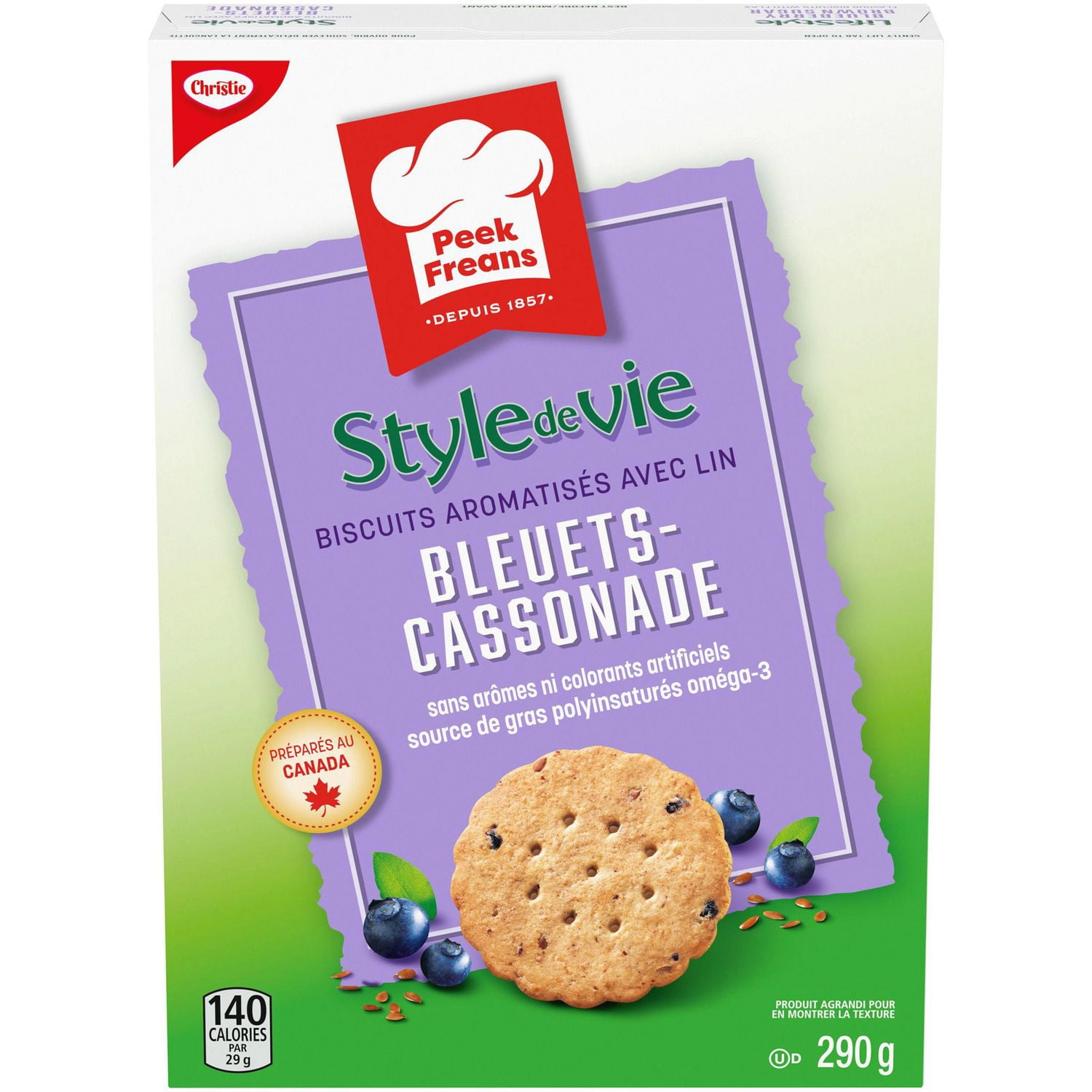 Christie Peek Freans Lifestyle Blueberry Brown Sugar Cookies