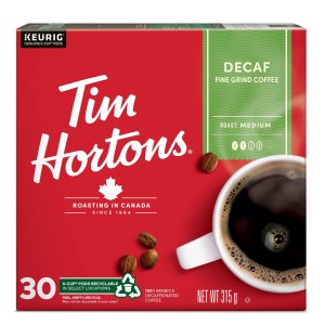 Tim Hortons Decaf Light Medium Roast Decaffeinated Coffee 315g