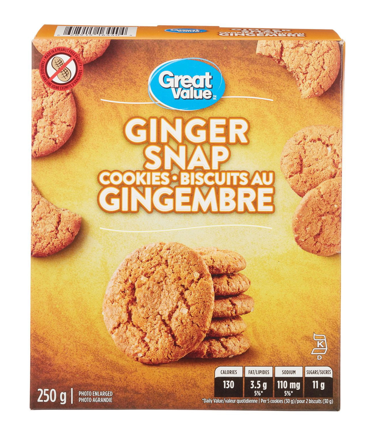 Great Value Ginger Snap Cookies