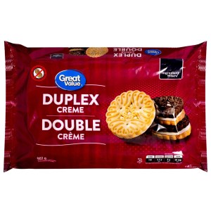 Great Value Duplex Creme Sandwich Cookies