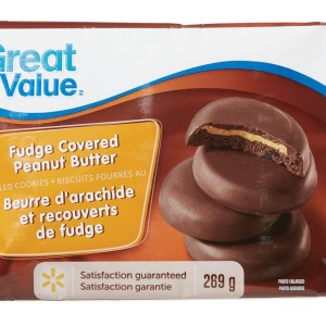 Great Value Fudge Covered Peanut Butter Filled Cookies