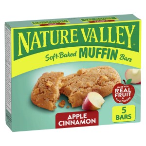 Nature Valley Soft-Baked Muffin Bars, Apple Cinnamon, Snack Bars, 5 ct 175 g