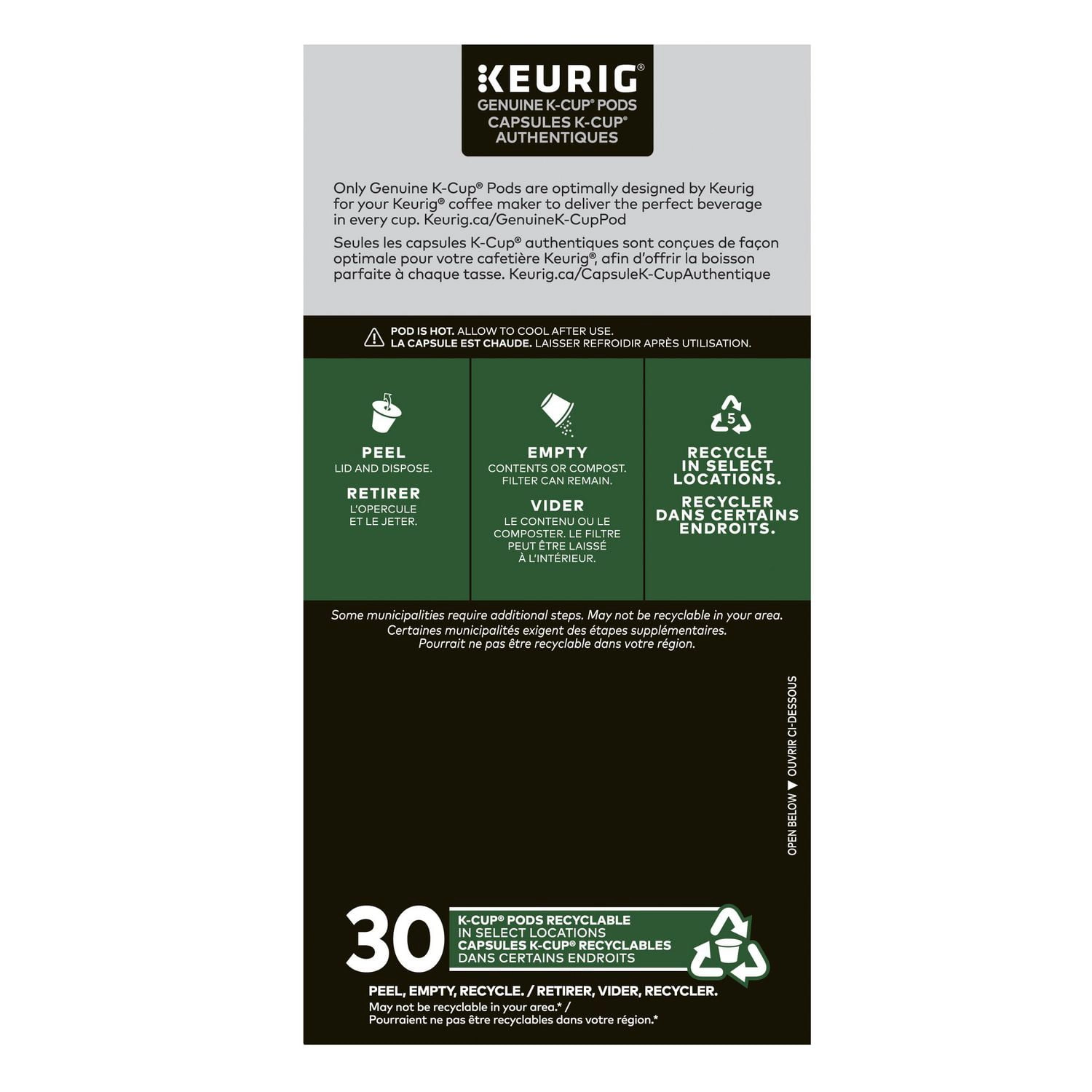 Folgers Vanilla Biscotti K-Cup Coffee Pods 30 Count 270g - Image 6