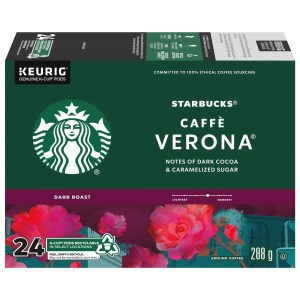 Starbucks® Caffè Verona® Dark Roast Ground Coffee K-Cup® Pods 24 ct Box