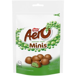 AERO Race Wheels Nestlé Aero Peppermint Milk Chocolate Minis 135g Pouch
