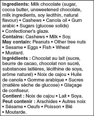 Great Value Milk Chocolate Covered Cashews 250g - Image 3