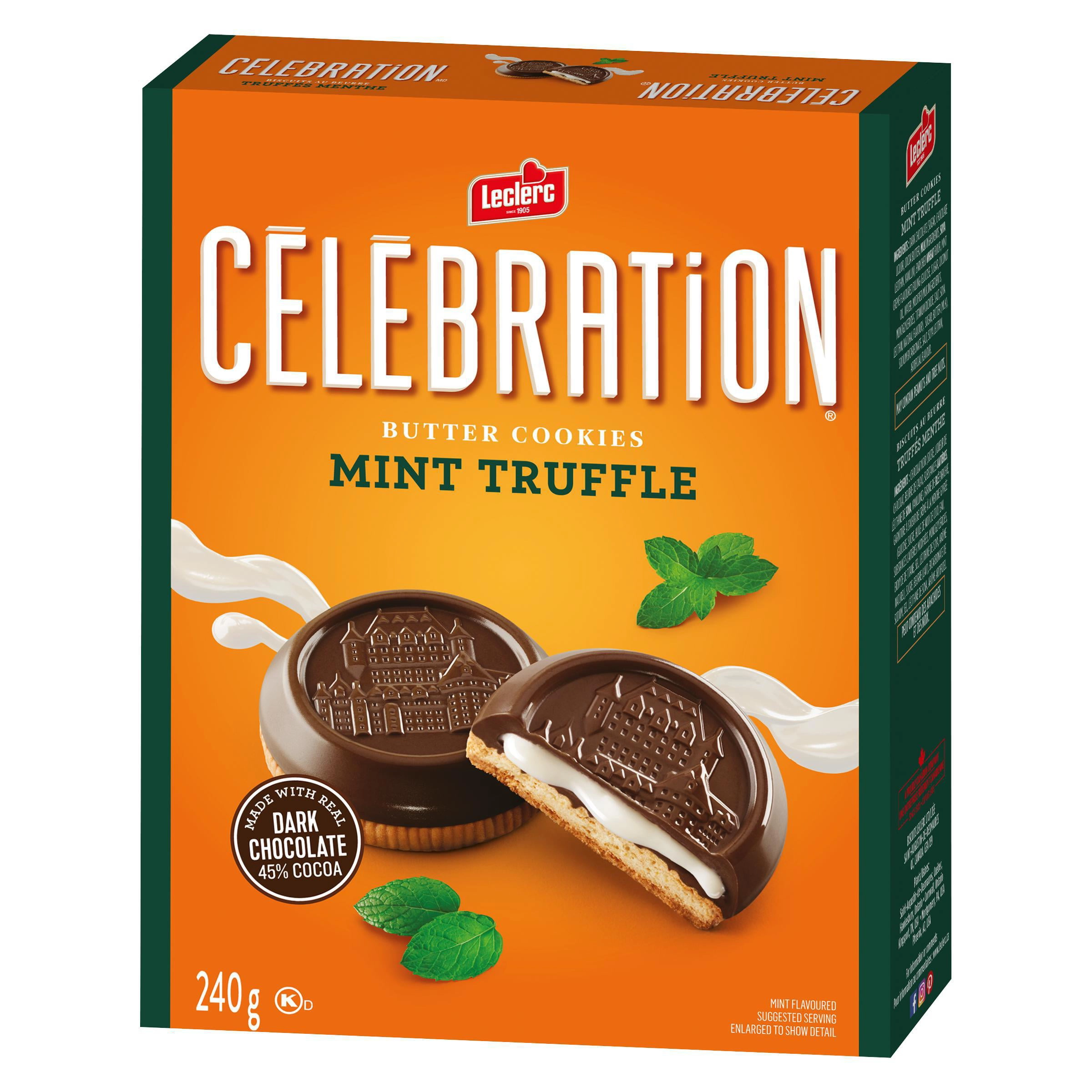 Celebration Mint Truffle Dark Chocolate Cookies 240g - Image 7