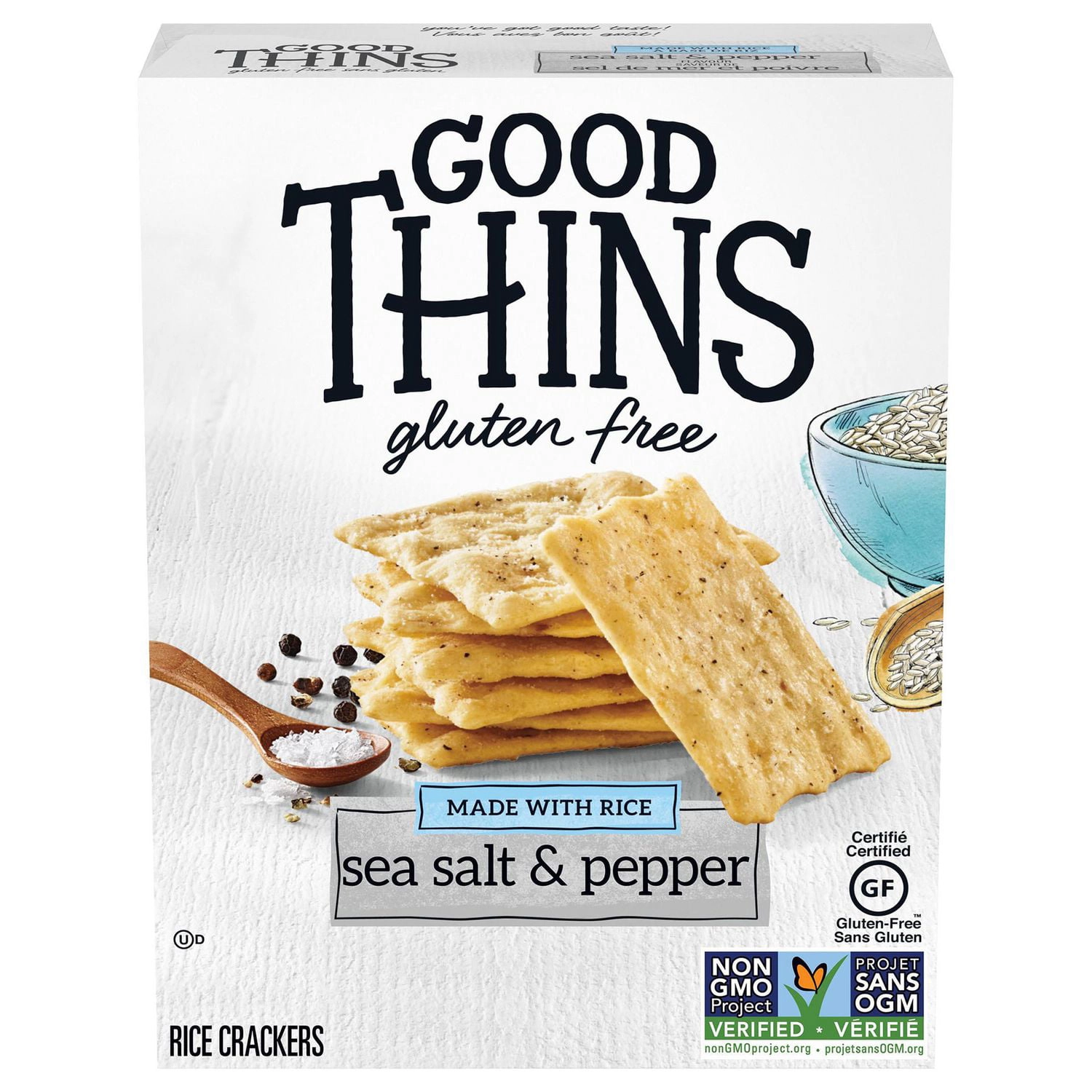 Christie Good Thins Rice Sea Salt & Pepper Crackers