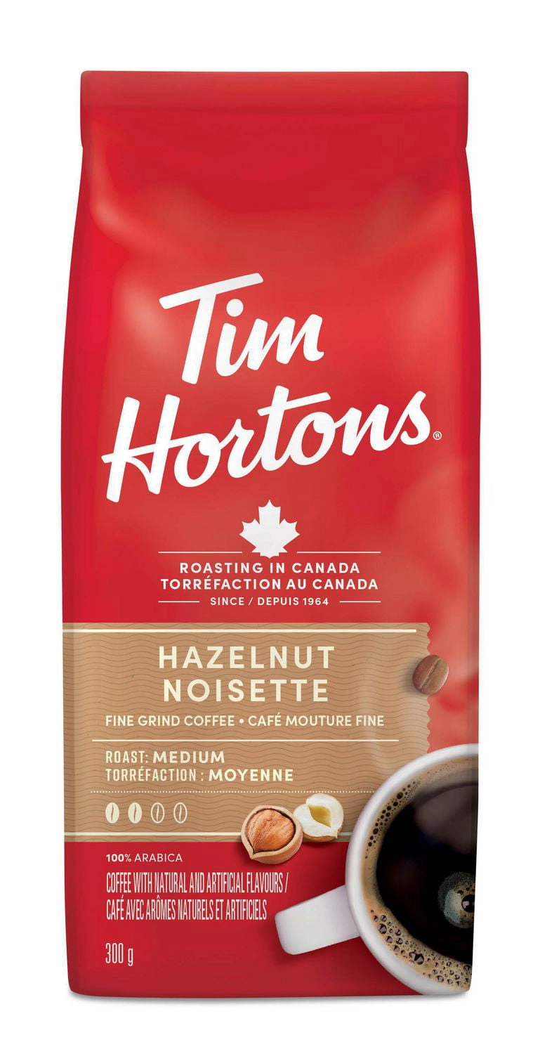 Tim Hortons Hazelnut Light Medium Roast Coffee 300g