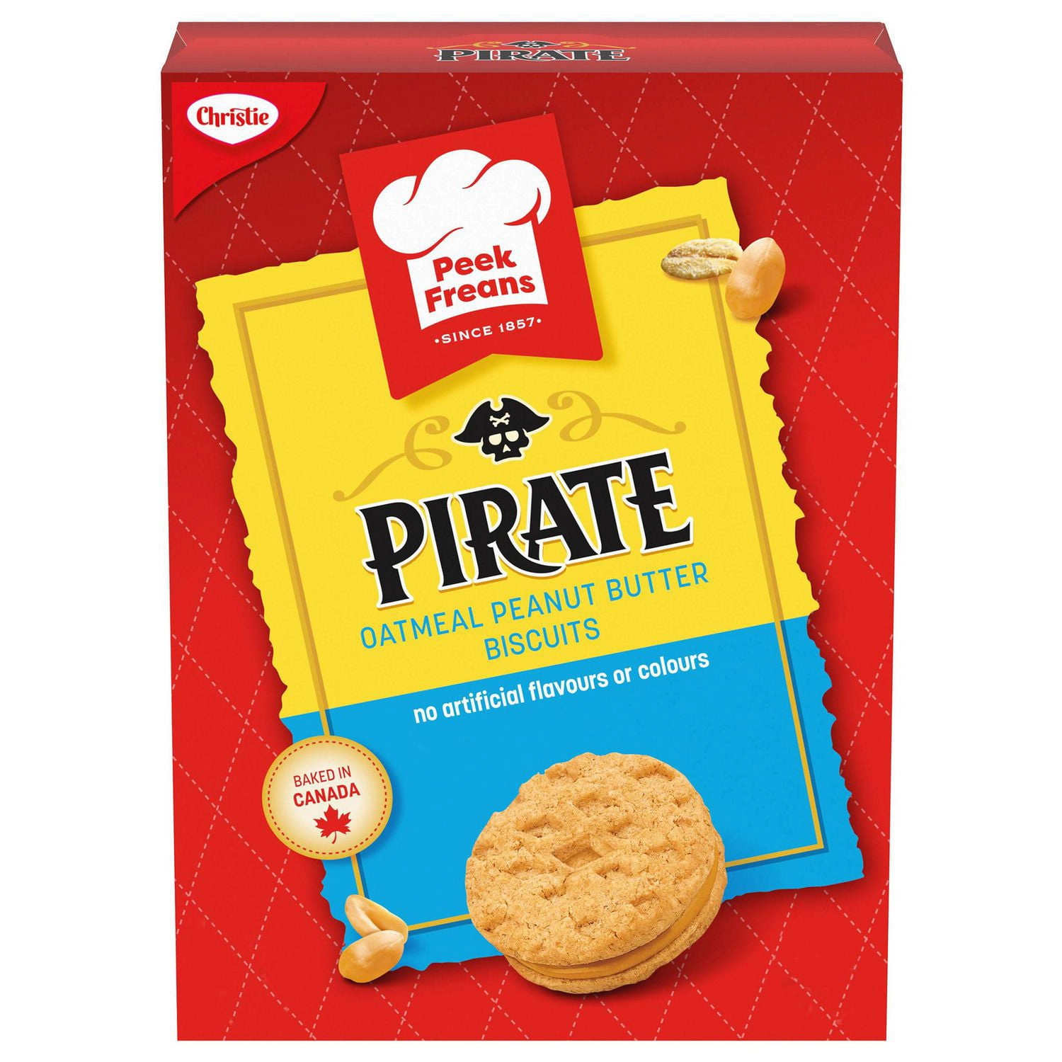 Peek Freans Pirate Oatmeal Peanut Butter Cookies, 300g