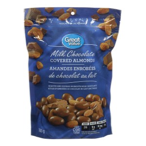 Great Value Milk Chocolate Covered Almonds 700g