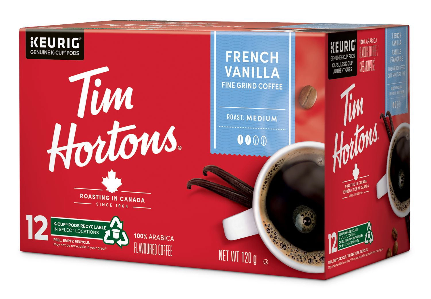 Tim Hortons French Vanilla Light Medium Roast Coffee - Image 7