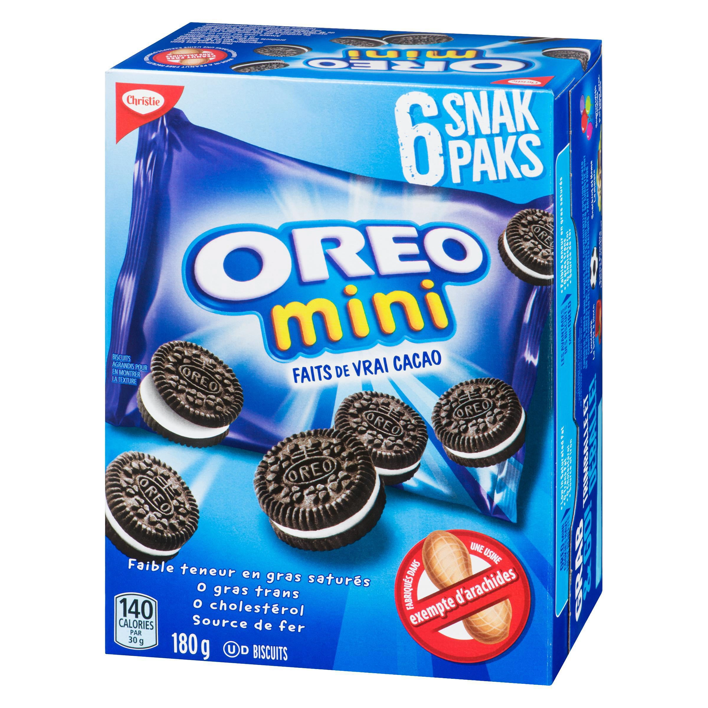 Christie Oreo Mini 6 Snak Paks Cookies 180 G - Image 8