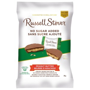 Russell Stover No Sugar Added Peanut Butter Cups, 85g Bag